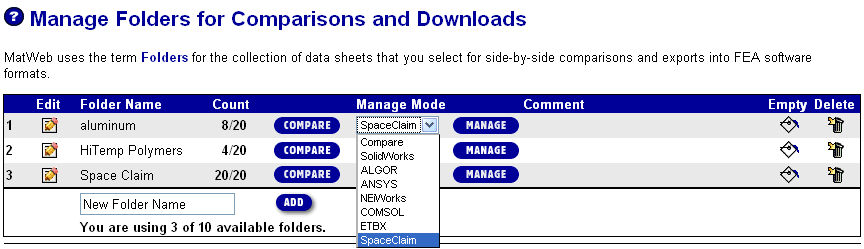 Data for SpaceClaim Software